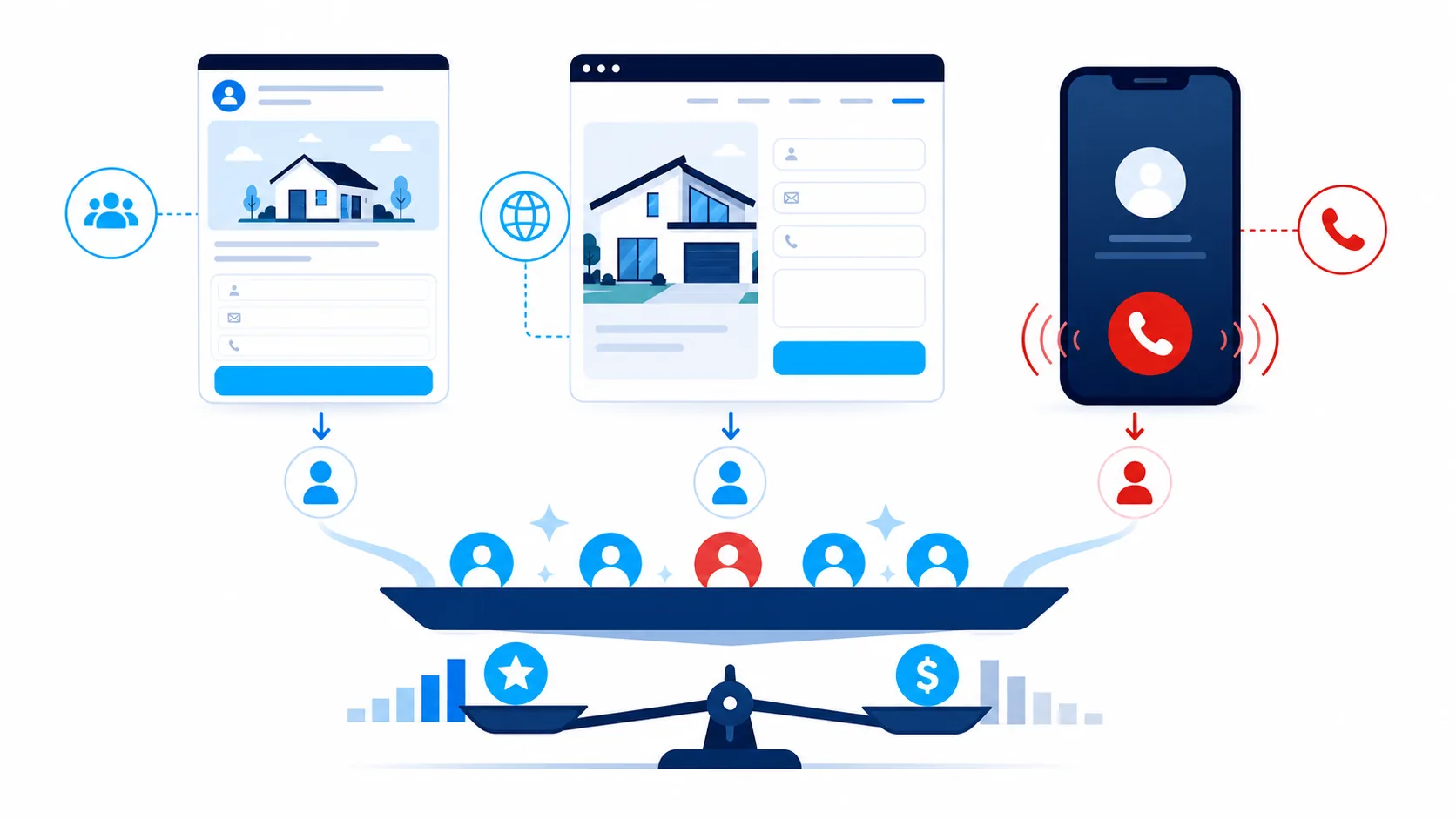 Facebook Forms vs Website Forms vs Call Ads: What Gets More Leads?