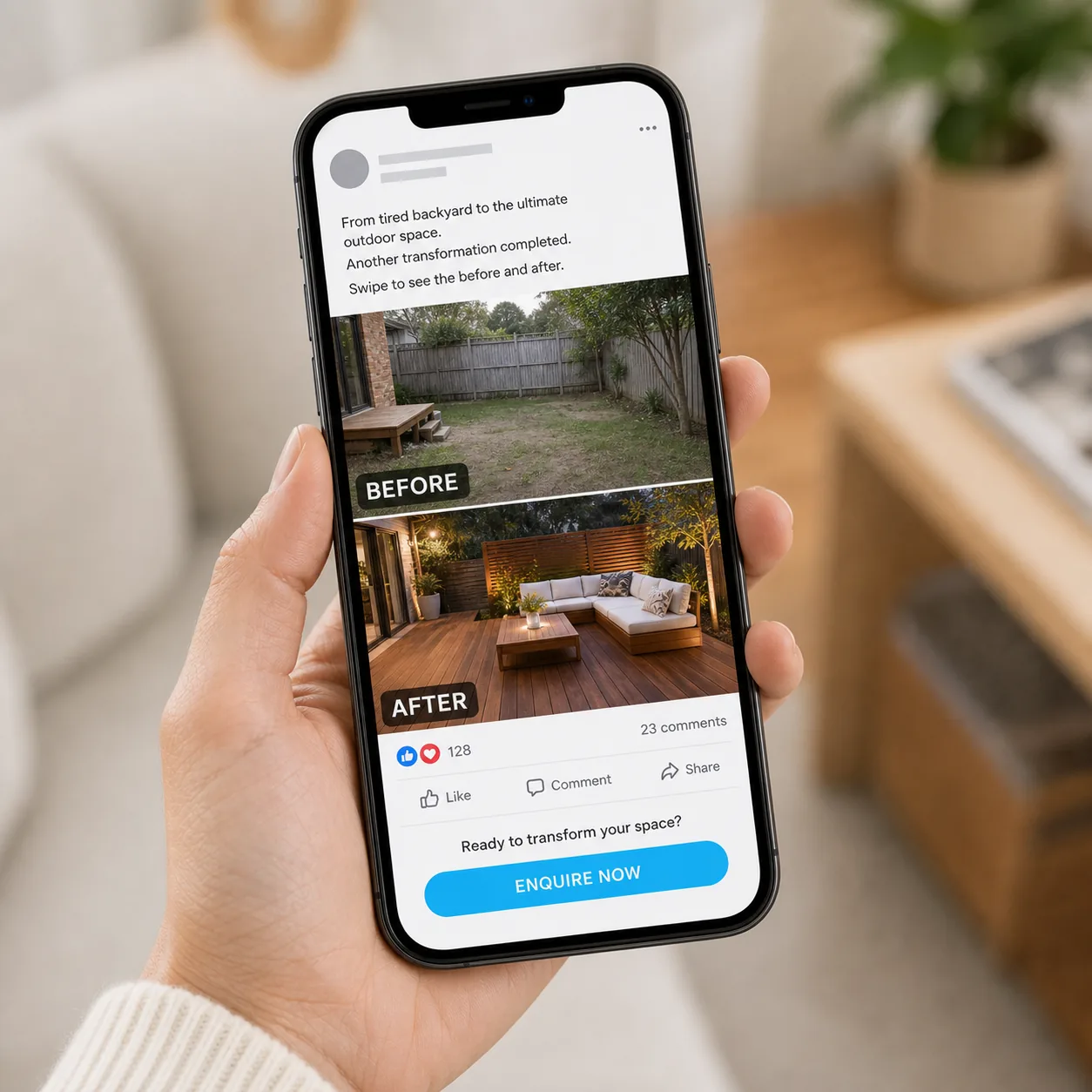 Where most home improvement social ads go wrong